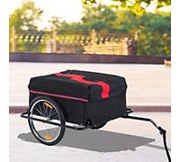 HOMCOM Outdoor Storage Trailer 41 cm Red