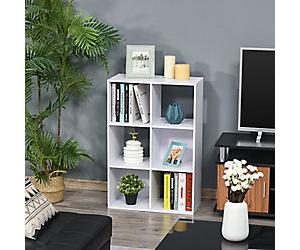 HOMCOM Particle Board Shelf 6 Shelves 615 x 295 x 915 mm