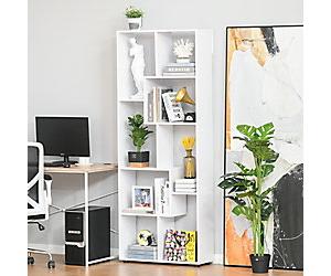 HOMCOM Particle Board Shelf 8 Shelves 240 x 700 x 1,780 mm