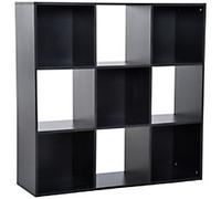 HOMCOM Particle Board Shelf 9 Shelves 295 x 915 x 915 mm