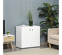 HOMCOM Particle Board Storage Cabinet 390 x 700 mm White