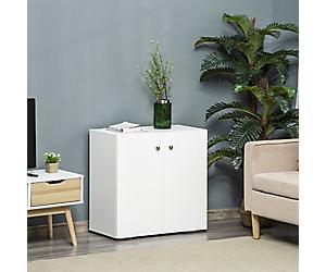 HOMCOM Particle Board Storage Cabinet 390 x 700 mm White