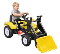 HOMCOM Pedal Go Kart Ride On Excavator W/ Front Loader Digger, Four Wheels Child