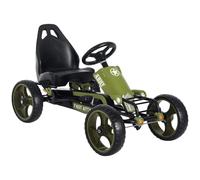 Go Kart Ride On Racer Kids Children Hand Brake Pedal Powered Adjustable EVA Tyre