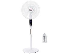 HOMCOM Pedestal Fan 824-023V70 85° 50W Black, White 1380 mm
