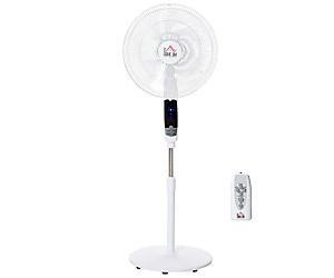 HOMCOM Pedestal Fan 824-023V70 85° 50W Black, White 1380 mm