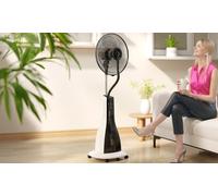 HomCom Pedestal Fan with Water Mist Spray