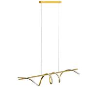 HOMCOM Pendant Light with 3 Colour Temperatures - Gold Tone