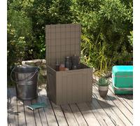 HOMCOM Plastic Storage Chest with Lock Hole, 107 L Storage Box with Lid in Dark Brown HOMCOM Dark Brown