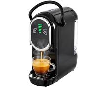 HOMCOM Pod Coffee Machine for Nespresso Dolce Gusto Ground Coffee Black
