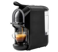 HOMCOM Pod Coffee Machine for Nespresso Original, Dolce Gusto Capsule and Ground Coffee, Small Semi Automatic Coffee Maker with 19 Bar Pump and 0.6L Water Tank for Home Office, Black