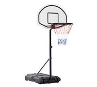 HOMCOM Pool Basketball Hoop PP (Polypropylene), Steel Green