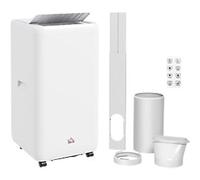 HOMCOM Portable Air Conditioner 12000 28 m² 1 L White 823-056V70WT