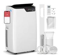 HOMCOM Portable Air Conditioner 12000 BTU, 4-in-1 Air Conditioning Unit with WiFi App & Voice Control, Cool, Dehumidifier, Fan, Sleep, with Window Kit & Sealing Cloth, 24H Timer, for Room up to 35 m²