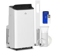 HOMCOM Portable Air Conditioner 12000 26 m² 0.5 L White 823-047V70WT