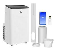 HOMCOM Portable Air Conditioner 14000 35 m² 0.5 L White 823-048V70WT
