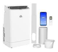 HOMCOM Portable Air Conditioner 14000 35 m² 0.5 L White 823-049V70WT