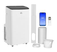 HOMCOM 14,000 BTU Portable Air Conditioner Unit with WiFi Smart App, 35m²
