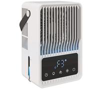 HOMCOM Portable Air Conditioner, 4-in-1 Mini Air Cooler with 3 Wind Speed, 2 Mist Mode, 7 Colour RGB Light, 550ml Water Tank, 8H Timer, Small Cooling Fan for Home, Office, Bedroom, Black