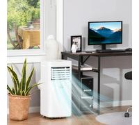 Homcom - 7000BTU/9000 btu Portable Air Conditioner 4 Modes led Display Timer Home Office 7000BTU - White