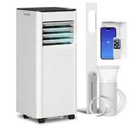 HOMCOM Portable Air Conditioner 5000 BTU, 4-in-1 AC Unit with Cool, Dehumidifier, Fan, Sleep Mode, WiFi Voice Remote Control