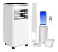 HOMCOM Portable Air Conditioner 9000 20 m² 0.5 L Cream White 823-044V70WT