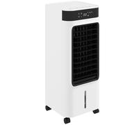 HOMCOM Portable Air Cooler, 3-In-1 Evaporative Air Cooler with 7 Litre Water Tank, 48° Oscillation, White