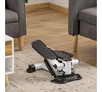Homcom Portable Mini Stepper Step Machine For Home Gym Office Exercise Workout In Black Black