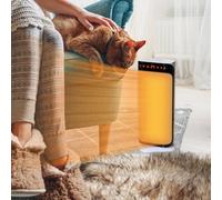 Portable Oscillating Ceramic Space Heater with Over Heating & Tip-over HOMCOM White One Size