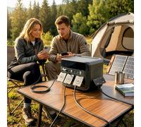 Homcom Portable Power Station With 600W Ac/usb-A & Usb-C Output