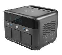 HOMCOM Portable Power Station with LiFePO4 Battery, 1.5H Fast Charge, Camping Power Pack with 600W AC/USB-A & USB-C Output