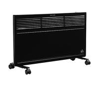 Adjustable Convector Radiator Heater, Black