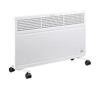 HOMCOM POWER Convector Radiator, Energy Saving Freestanding or Wall-mounted Heating with 2 Heat Settings Safety Cut-Off, White