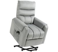 HOMCOM Power Lift Chair, Rise and Recliner Chair with Remote Control, Grey