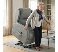 HOMCOM Power Lift Recliner Chair Dual Motor, Grey