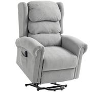 HOMCOM Power Lift Recliner Chair for Elderly with Remote Control, Grey