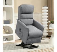 HOMCOM Power Lift Recliner Electric Reclining Chair with Remote Grey, Grey