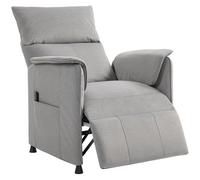 HOMCOM Power Recliner Chair, Reclining Chair with Remote, Pocket Springs, Silent Motor and Side Pockets, Grey