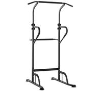 HOMCOM Power Tower Multi-Function Pull Up Station w/ Adjustable Height for Gym