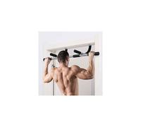 HOMCOM Pull up Bar Doorway, Door Frame Chin up Bar Push up Bar for Home Gym Upper Body Workout, No Drilling or Screws, Grey