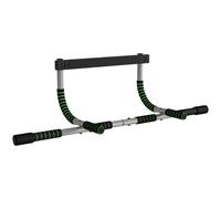 HOMCOM Pull-Up Bar for Doorway, Home Fitness Door Horizontal Push up Bar for Indoor Gym Upper Body Workout, Green Black