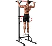 HOMCOM Pull Up Station with Dip Station, Push-up Stand, Pull Up Bar