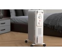HomCom Quiet Oil Filled Radiator, 1500 W Radiator with 7 Fins