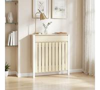 HOMCOM Radiator Cover with Drawer, Small, 88.5 x 19 x 93cm, Oak