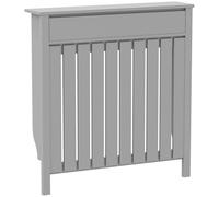 HOMCOM Radiator Cover with Drawer, Small, 88.5 x 19 x 93cm, Grey