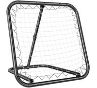 Homcom Angle Adjustable Rebounder Net Goal Training Set Football, Baseball In Black Black