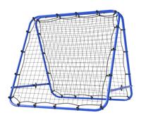 Homcom Rebounder Net Football Target Goal Play Training Adjustable Angles In Blue Blue