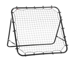 HOMCOM Rebounder Net with 5 Angles for Teens, Adults, Training, Black