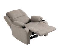 Homcom Recliner Armchair For Living Room, Recliner Chair With Cup Holder