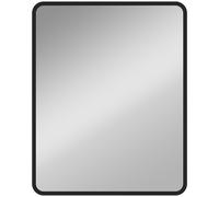 HOMCOM Rectangular Wall Mirror with HD Glass - Black